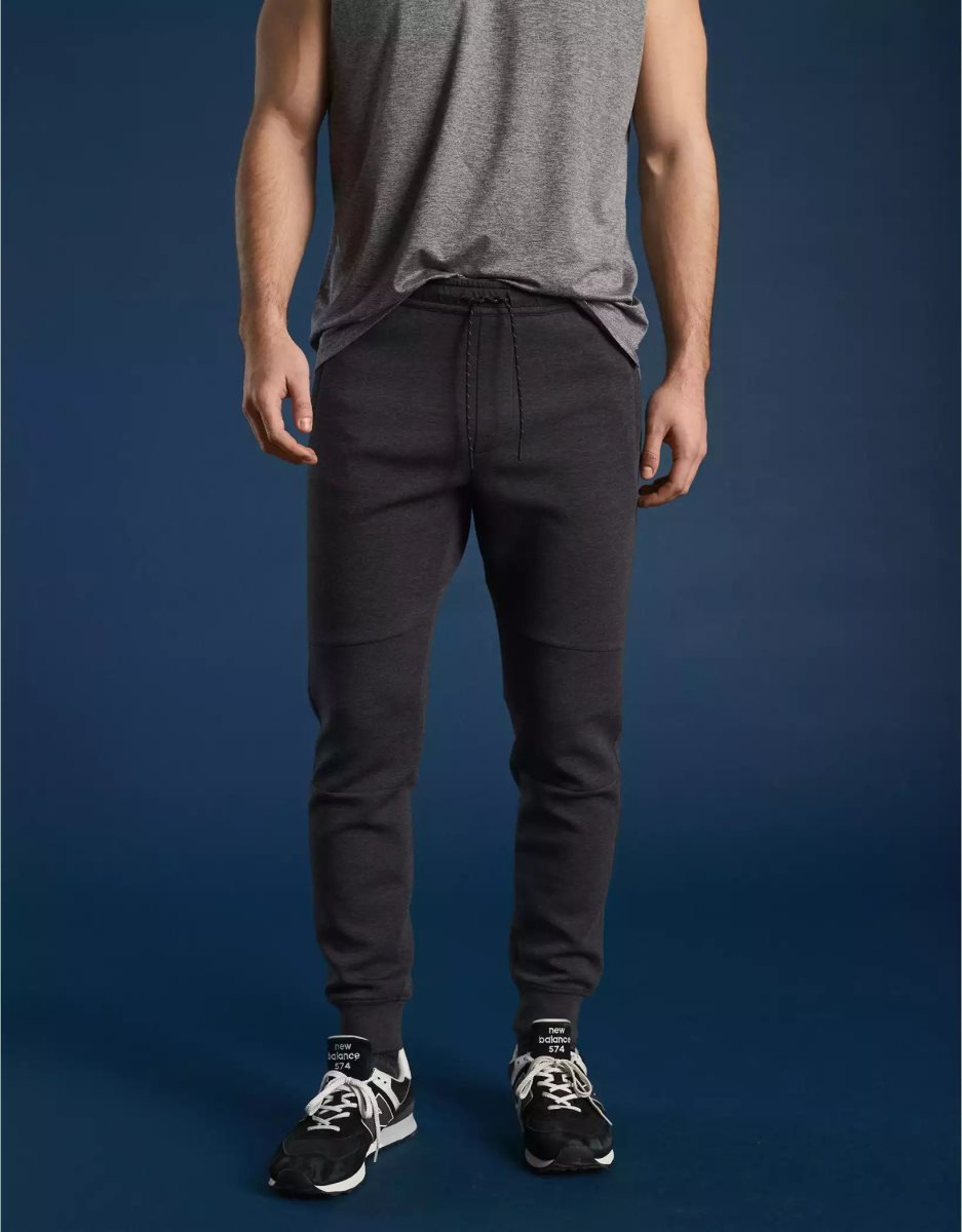 Pantalon Jogging American Eagle AE 24/7 Good Vibes Grise Homme | OCT-28635672